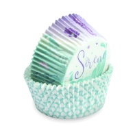 Capsules pour cupcake sirène - Scrapcooking - 36 pcs.