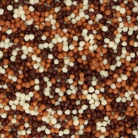 Mini perles croustillantes aux trois chocolats 175 gr - FunCakes