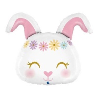 Ballon lapin blanc 59 cm - Grabo