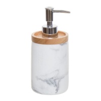 Distributeur de savon 18cm effet marbre