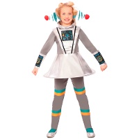 Costume d'extraterrestre gris pour fille