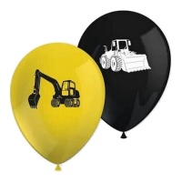 Ballons de construction en latex 28 cm - 8 pcs.