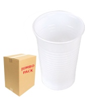 Gobelets en plastique blanc 230 ml - 3000 pcs.