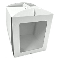 Boîte de 35 x 35 x 40 cm pour tarte avec poignée et fenêtre - Azucren