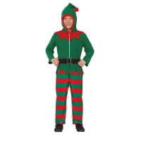 Costume d'elfe de Noël avec capuche pour enfants