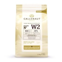 Pépites de chocolat blanc fondant 2,5 kg - Callebaut
