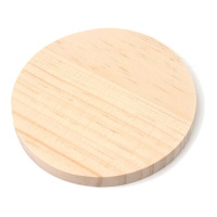 Disque en bois 10 x 1 cm - 1 pc.