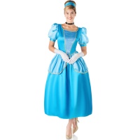 Costume de princesse bleue pour femmes