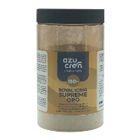 Royal Icing Supreme en poudre dorée - 150 g - Azucren