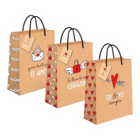 Sac cadeau Amor craft 45 x 33 x 10 cm - 1 pc.