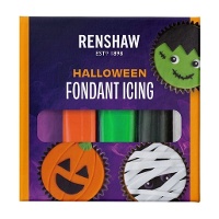 Kit de pâte à sucre Halloween de 5 couleurs, 500 g - FunCakes