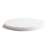 Base ronde en polystyrène 35 x 2,5 cm - Decora