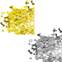 Confettis de mariage de couleur métallique de 20 grammes