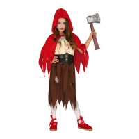 Costume du petit chaperon rouge tueur pour filles