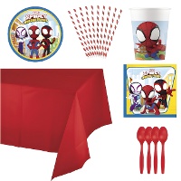 Pack fête Spidey - 8 personnes