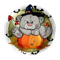 Ballon d'ourson d'Halloween de 43 cm - Premioloon