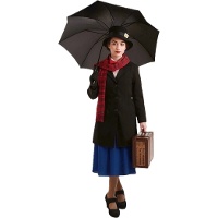 Déguisement de nounou magique avec veste pour femme