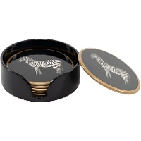 Sous-verres Royal Animal Zèbre - 6 unités