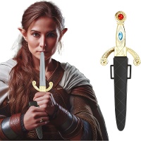 Dague médiévale avec fourreau - 26 cm