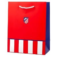 Sac cadeau Atlético de Madrid rouge - 23 x 18 x 10 cm