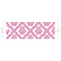 Pochoir damas 10 x 30 cm - Décorez