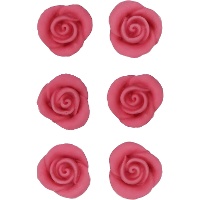 Figurines en sucre roses - FunCakes - 6 unités