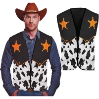 Gilet de shérif cow-boy pour adulte