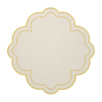 Napperon individuel rond élégant - 38 cm - 1 unité