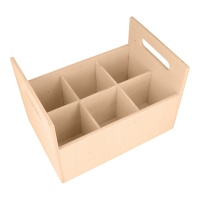 Organisateur en bois 24 x 16 x 16 cm