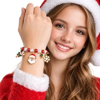 Bracelet classique à charms de Noël