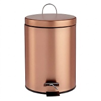 Poubelle de salle de bain de 7 L métallisée