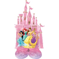 Ballon Château de Princesses avec base 66 x 134 cm