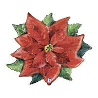 Ballon fleur de Noël 86 cm - Grabo