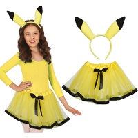 Ensemble Pikachu avec serre-tête et tutu