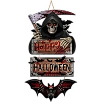 Pancarte de Joyeux Halloween de la Mort