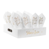 Support pour cônes de confetti 23 x 32 x 8 cm - PartyDeco