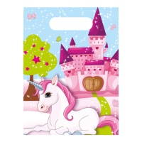 Sacs licorne et château - 6 pcs.