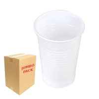 Gobelets en plastique blanc de 200 ml - 3000 unités