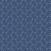 Tissu de coton Rowan geo - Indigo