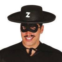 Chapeau El Zorro pour adultes - 57 cm