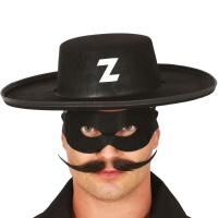 Chapeau El Zorro pour adultes - 57 cm