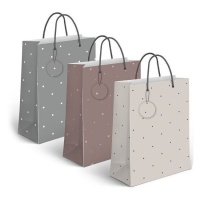 Sac cadeau en papier Basics 14 x 11,5 x 6,7 cm - DCasa -1 pièce