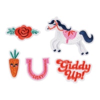 Patch thermocollant Giddy up - 5 pcs.