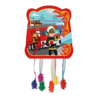 Piñata camion de pompiers