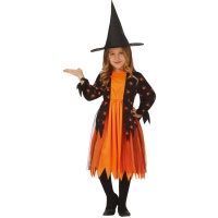 Costume de sorcière avec araignées pour filles