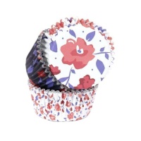 Floral 2 capsules cupcake - PME - 60 pcs.