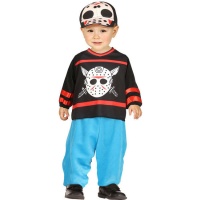 Costume de joueur de hockey sinistre pour bébés