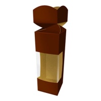 Boîte pour chocolats et macarons 4,5 x 13 cm - Pastkolor