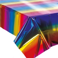 Nappe métallisée multicolore 1,37 x 2,74 m