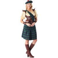 Costume écossais Braveheart pour femmes